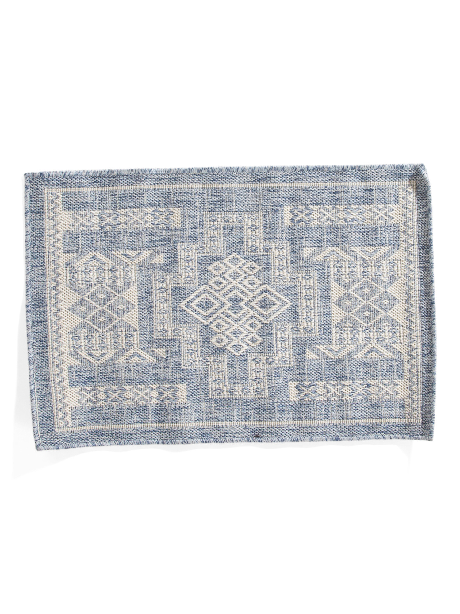 Made In Turkey Indoor Outdoor Geo Pattern Area Rug | TJ Maxx