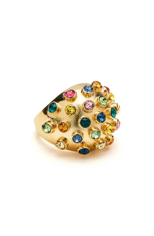 Oscar de la Renta Sputnik Crystal Ring in Rainbow at Nordstrom | Nordstrom