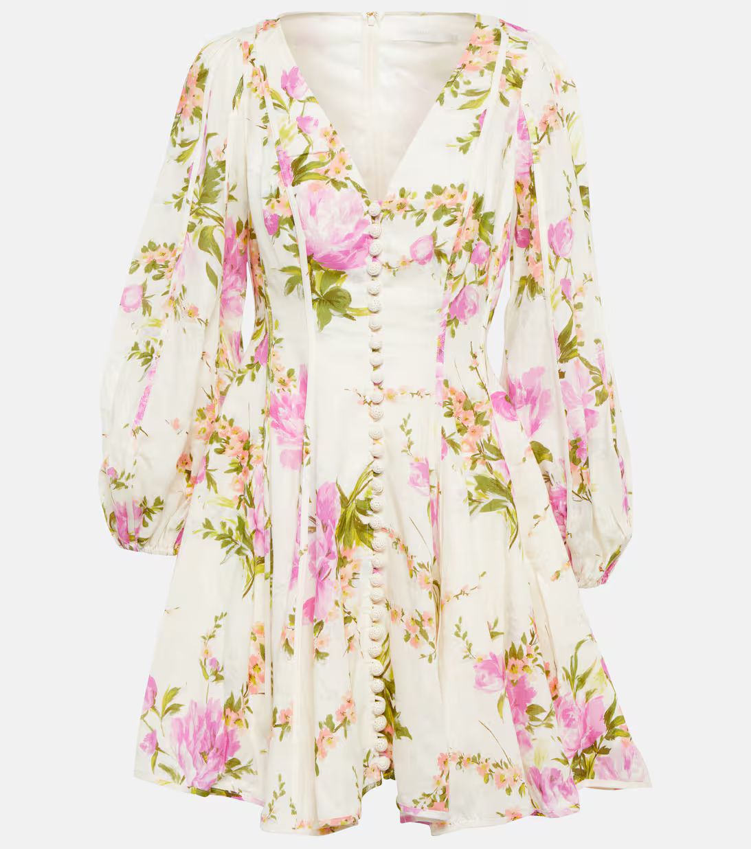 Halcyon floral linen minidress | Mytheresa (INTL)