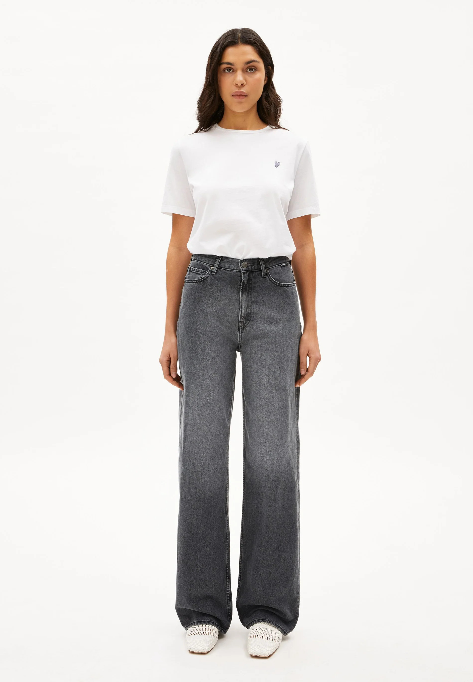 "ENIJAA HIGH WAIST WIDE JEAN Wide Jeans recycelte Baumwolle" | ArmedAngels (DE)