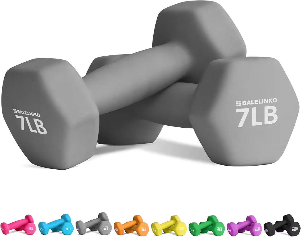 Balelinko Home Gym Equipment Workouts Strength Training Weight Loss Pilates Weights Yoga Sets Wei... | Amazon (US)
