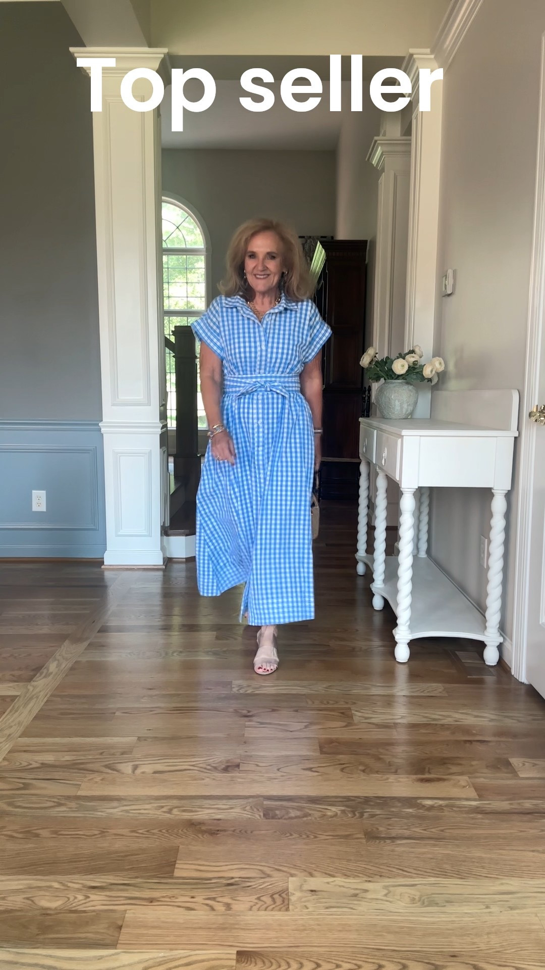 This blue gingham midi/maxi dress is a top seller so far this month in June. The other two dresses I’m linking are a close second. I’m wearing a size medium and it fits through to size.

Fourth of July outfit Sunday dress baby shower dress preppy, southern style Nantucket style beach dress East Coast dress

#LTKOver40 #LTKSeasonal #LTKFindsUnder50