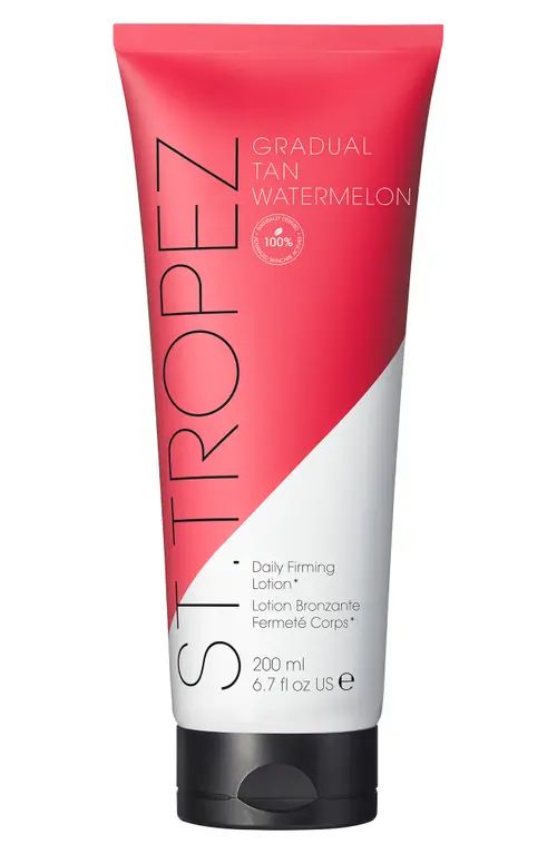 St. Tropez Gradual Tan Watermelon Daily Firming Lotion at Nordstrom, Size 6.8 Oz | Nordstrom
