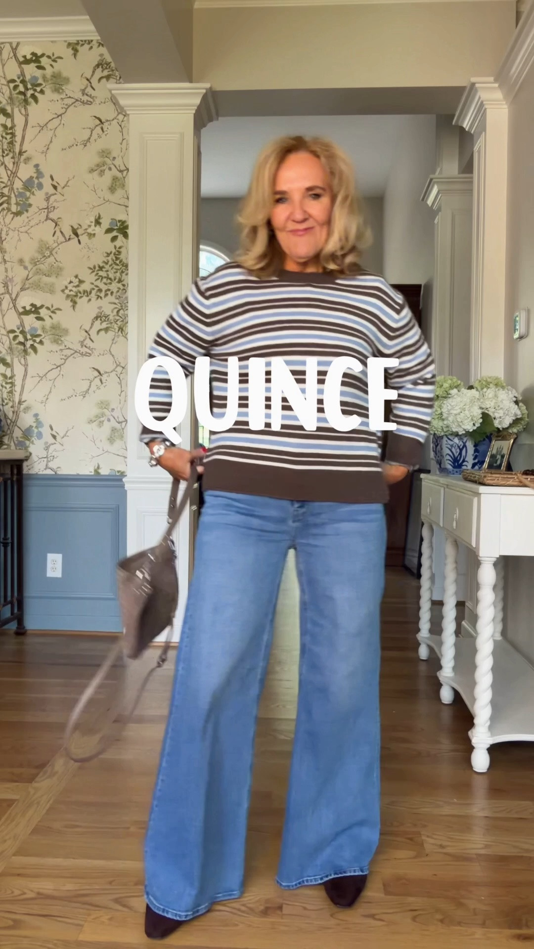 @quince #QuincePartner 
This color combo is so pretty from now and in to the next season.
Sweaters size medium
Jeans size 29
Long sleeve white tee size large
Silk pants size medium short
Skirt size medium
My exact brown jacket isn’t available right now, but I’m linking one with a button closure. There’s also a really cool short trenchcoat that I saw last week at the conference. It comes in Brown.

Fall outfits, work outfits, everyday casual, business casual

#LTKOver40 #LTKootd #LTKPetite

#LTKSeasonal
