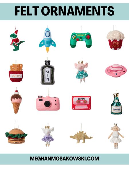 Felt ornaments (which are perfect for kiddos) 

#LTKHoliday #LTKSeasonal #LTKfamily