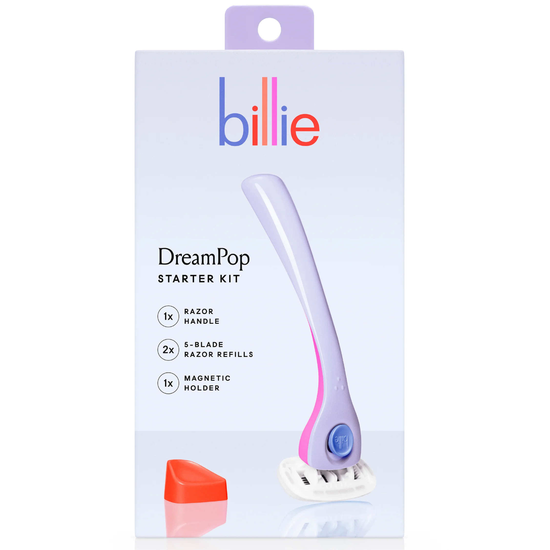 Billie Women’s Razor Kit - 1 Handle + 2 Blade Refills + Magnetic Holder - DreamPop - Walmart.co... | Walmart (US)