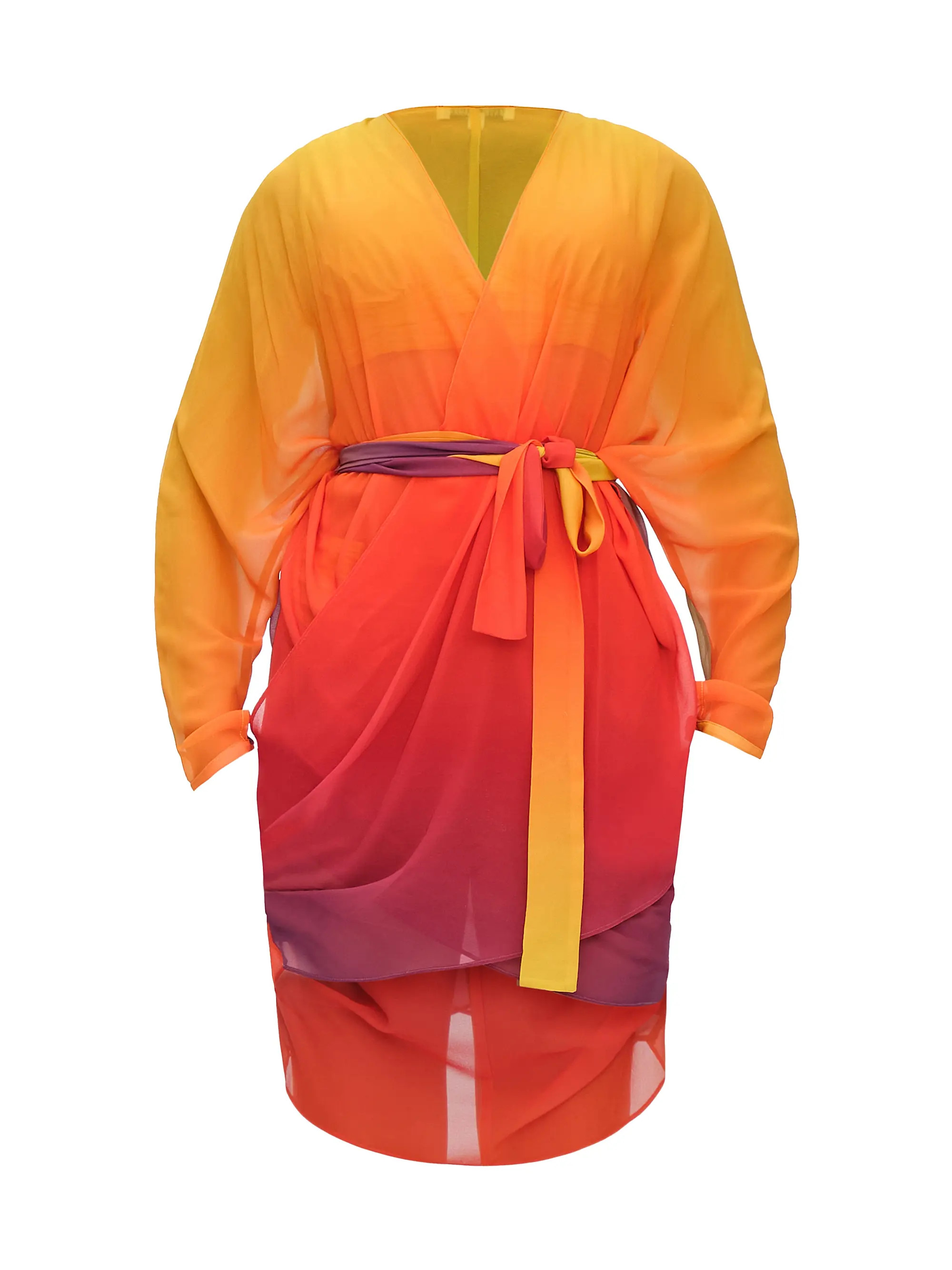 Meli Ombré Chiffon Wrap Cover-Up | Saks Fifth Avenue