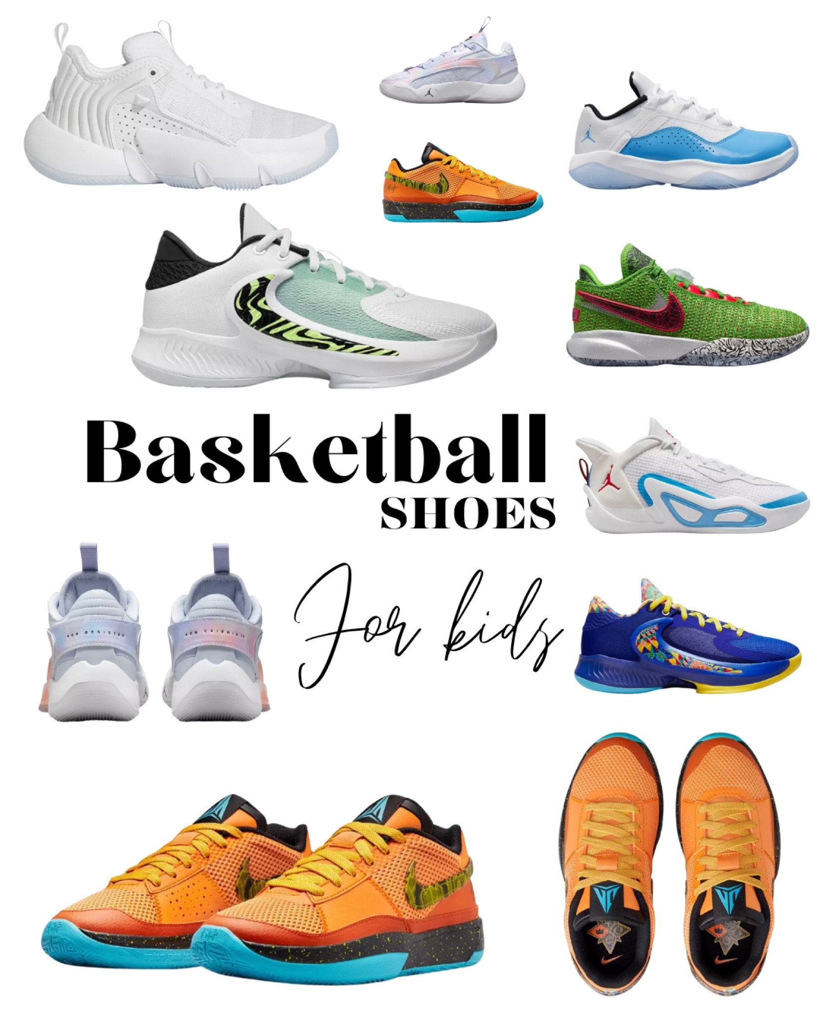 Basketball shoes for kids. 
My little basketball player loves every single pair from the list  

#LTKkids #LTKfamily #LTKfitness