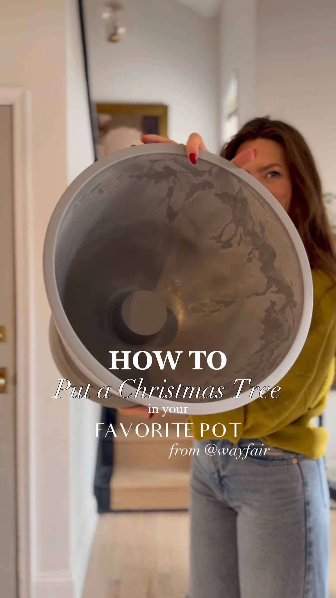 I’ve been putting my Christmas trees in pots for the last few years and THIS is the best way! Featuring these gorgeous pots and flocked trees from @wayfair 🥰🌲✨ 

Wayfair is having a Cyber Monday sale with up to 80% off + free shipping!

#WayfairPartner #ad #wayfair