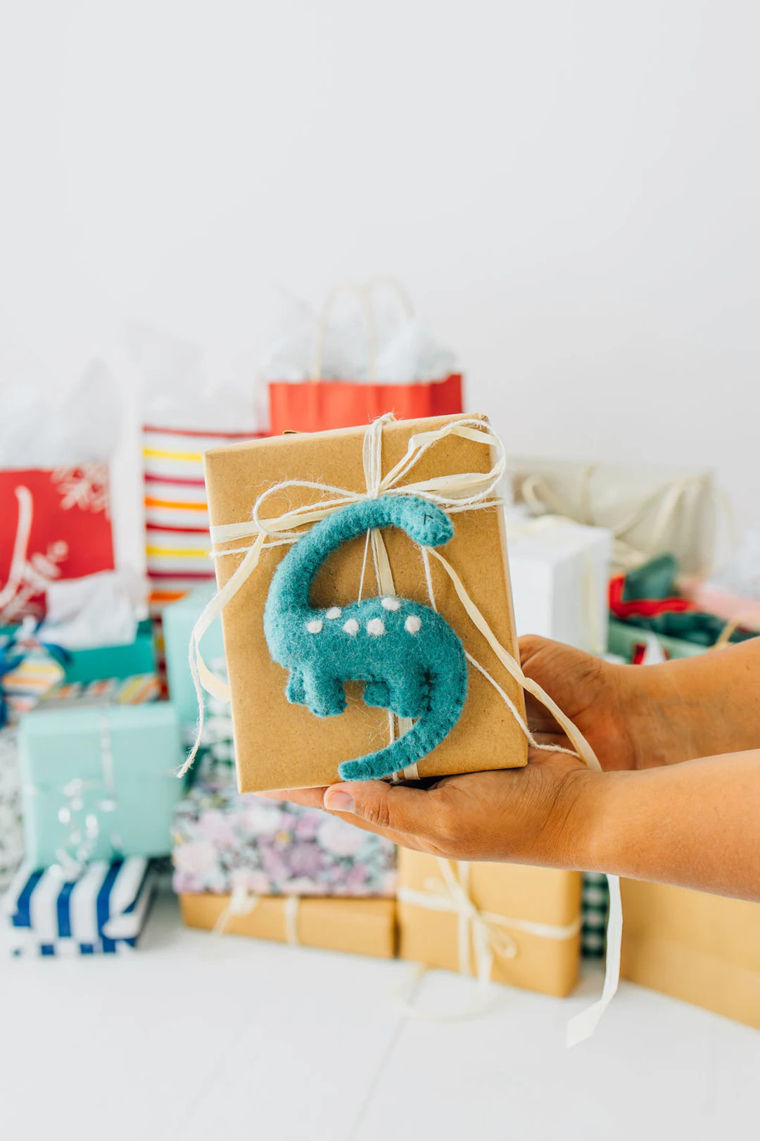 Dinosaur Ornament / Dino Ornament / Brontosaurus Ornament / Felt Christmas Ornament / Kids Orname... | Etsy (US)