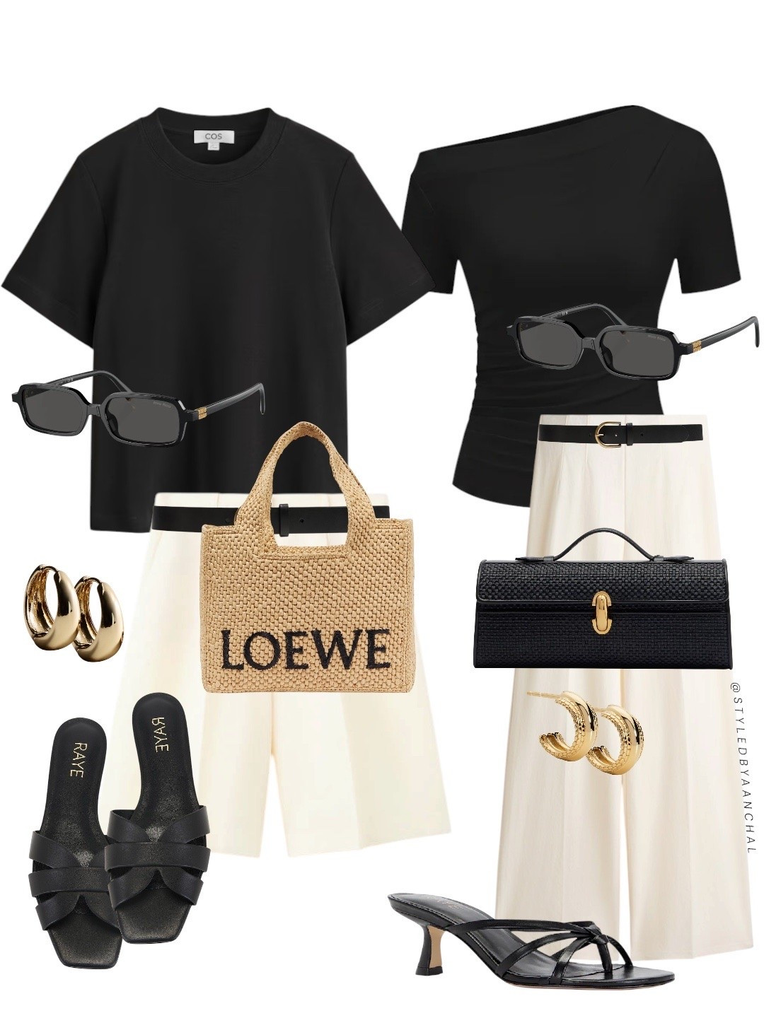 Two outfits, one timeless color combo: black + cream. 🖤🤍

Which outfit would you wear 1 or 2?

#LTKsummer #LTKtravel #LTKmodest