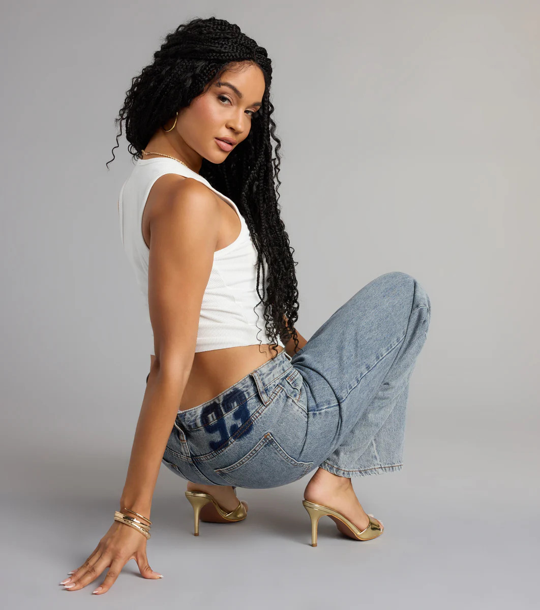 Everyday Icon 93 Wide-Leg Denim Jeans | Windsor Stores