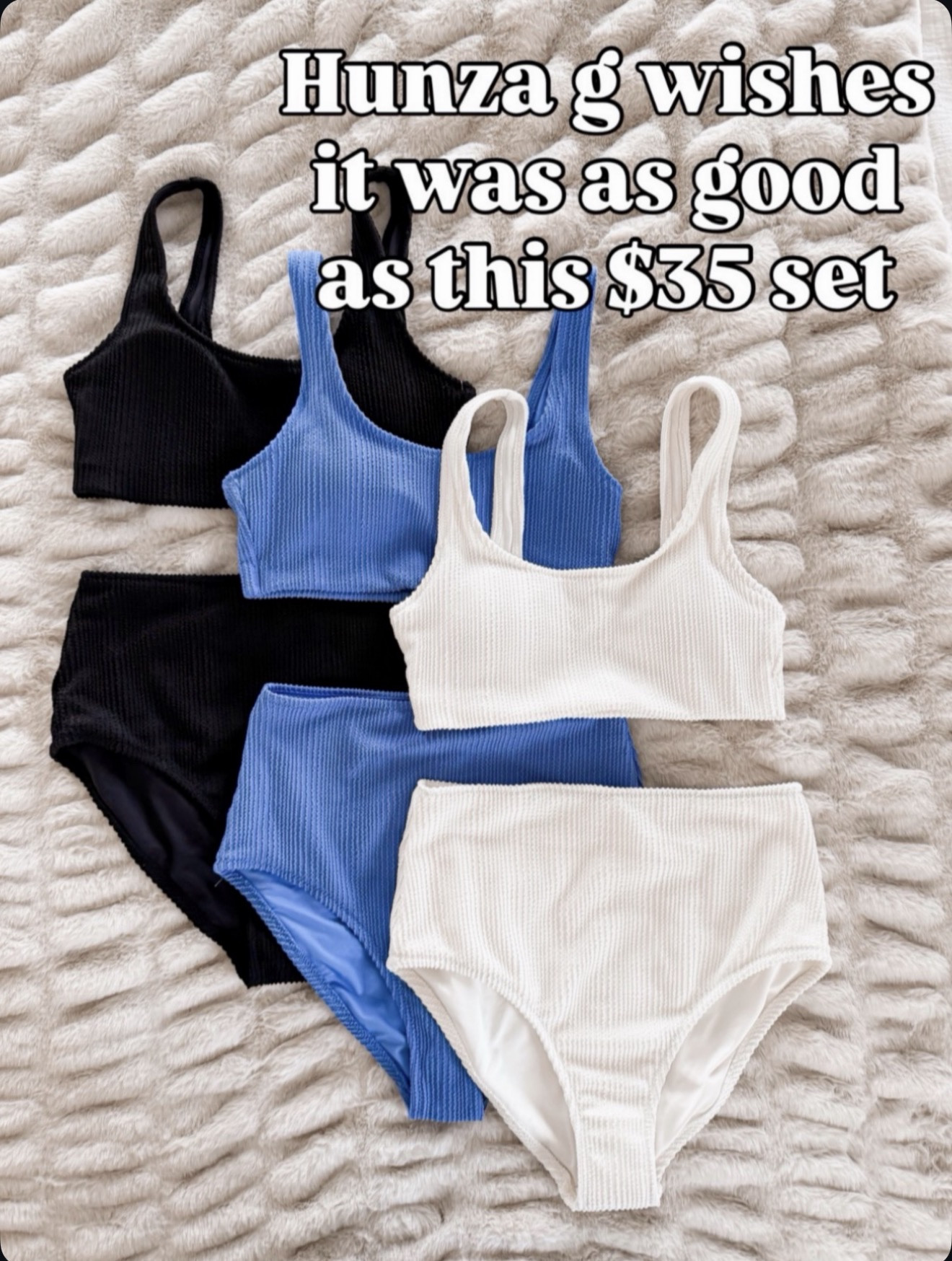 A $35 swimsuit set that gives Hunza G a run for its money 🏖️ 🔗⬇️ wearing size small

#LTKMothersDay #LTKootd #LTKSeasonal