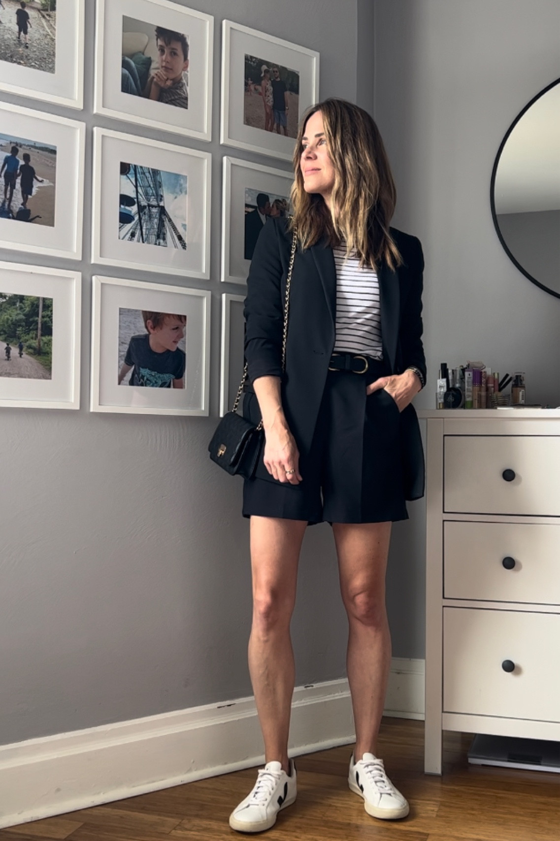 Elevated style // Black blazer🖤 Wearing xs in blazer and 26 in shorts.

#LTKshoecrush #LTKstyletip