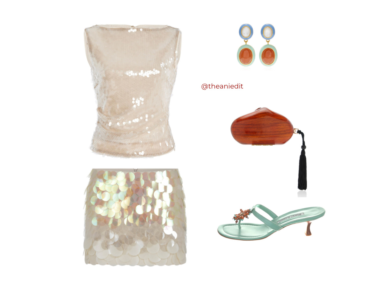 The perfect vacation outfit inspo! Mix textures like sequins and summer colors like blue into your summer wardrobe. 

 #LTKSeasonal #LTKPetite #LTKStyleTip