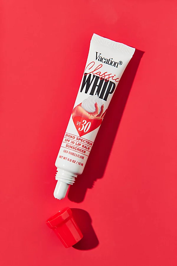 Vacation Vacation Classic Whip SPF 30 Lip Balm in Red at Urban Outfitters | Urban Outfitters (US and RoW)