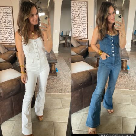 #walmartpartner Like and comment “DENIM JUMPSUIT” to have all links sent directly to your messages: these @walmart jumpsuits are giving me designer feels. Can dress them up or down and love the fit  ✨ 
.
#walmartfashion #walmart #walmartfinds #jumpsuit #concertoutfit #countryconcert #summerstyle 

#LTKSaleAlert #LTKFindsUnder50 #LTKStyleTip