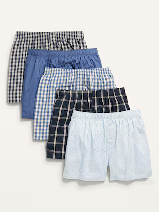 5-Pack Soft-Washed Boxer Shorts -- 3.75-inch inseam | Old Navy (US)