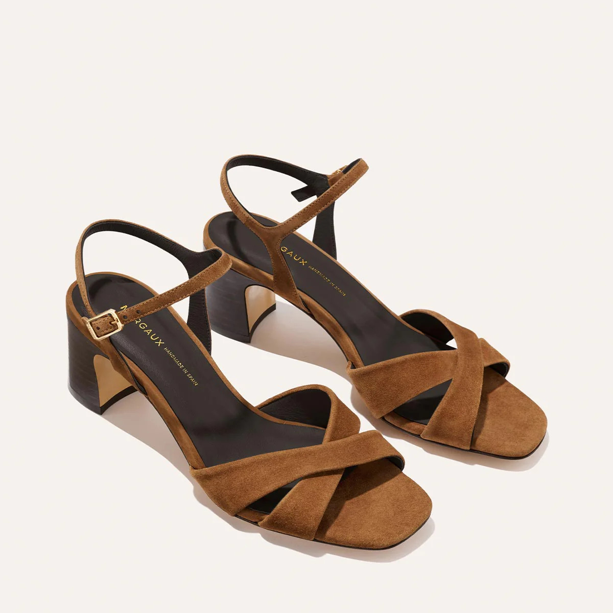 The Paloma Sandal - Nutmeg Suede | Margaux