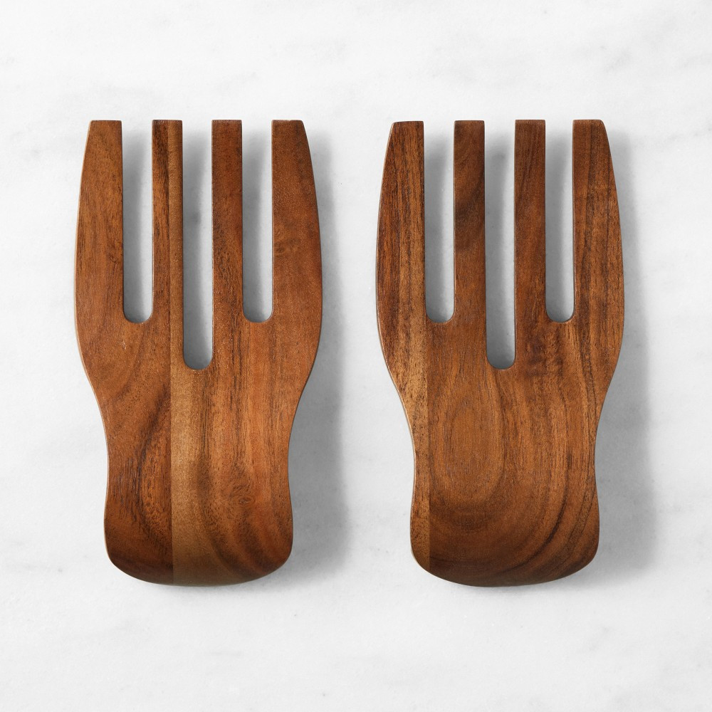 Acacia Salad Hands | Williams-Sonoma