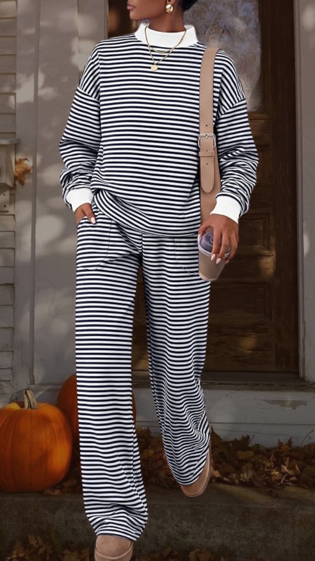 This matching set is so cute! 
- 
chic outfit, mom life, fashion over 50, over 40 fashion, fall fashion, what to wear, outfit inspo, fall style, amazon fashion, Amazon finds

#LTKSeasonal #LTKOver40 #LTKootd
