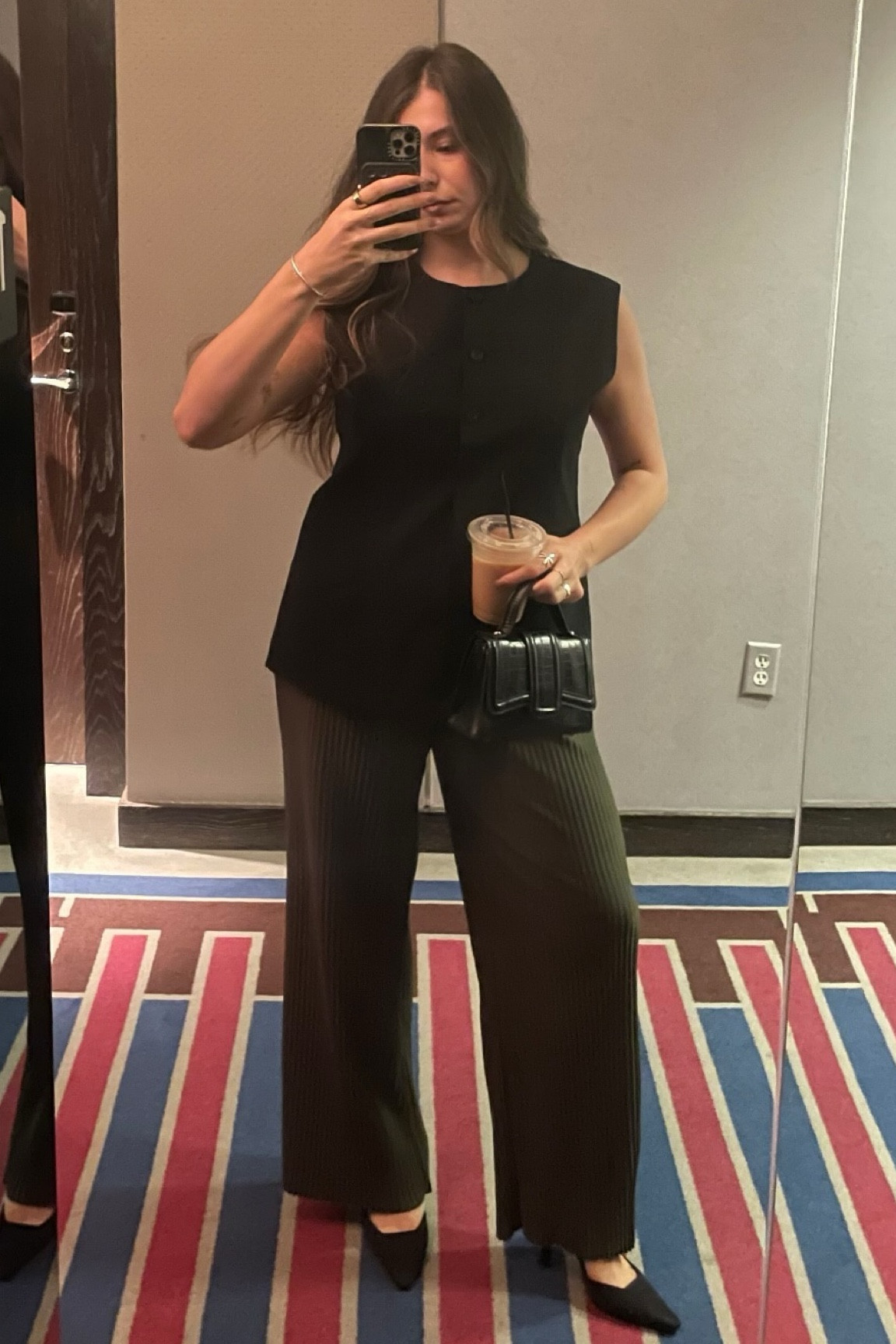 Vest is from the Frankie shop, heels/bag are zara but linked similar!!!! 

#LTKCon