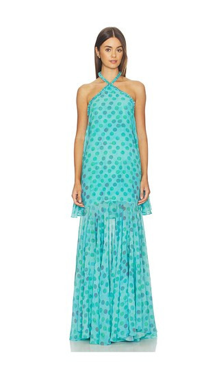 Alexis Eze Dress in Teal. - size S | Revolve Clothing (Global)