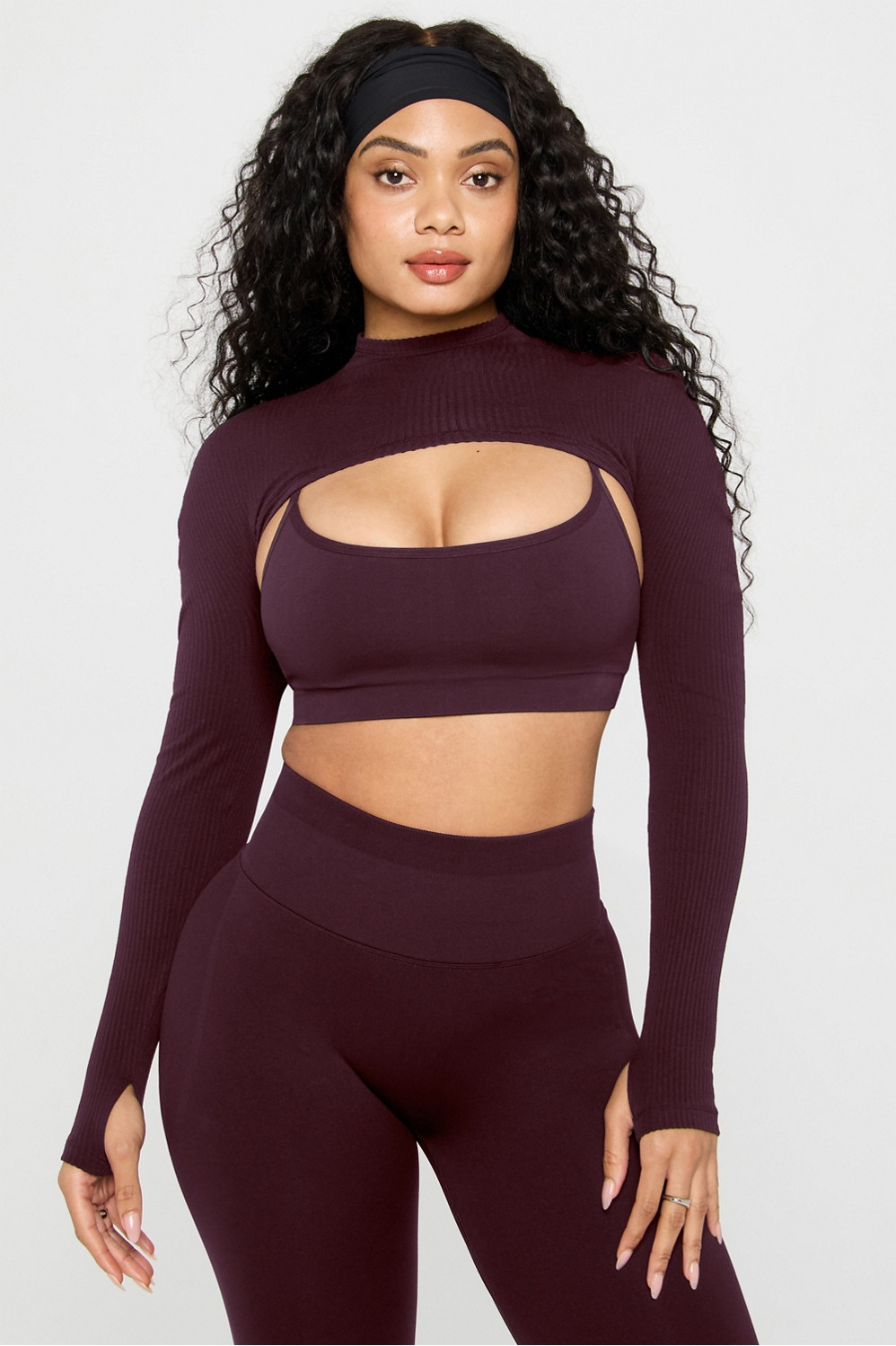 Sheer Rib Shrug | Fabletics