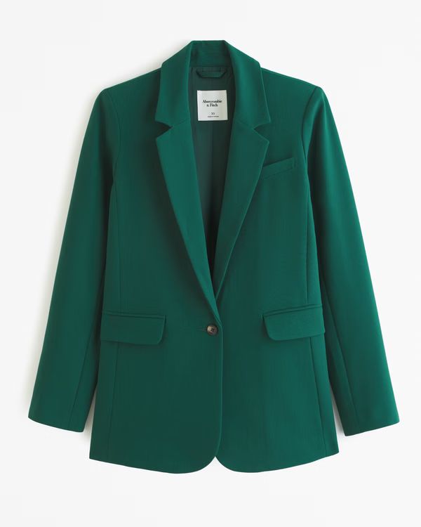Women's Classic Suiting Blazer | Women's Matching Sets | Abercrombie.com | Abercrombie & Fitch (US)