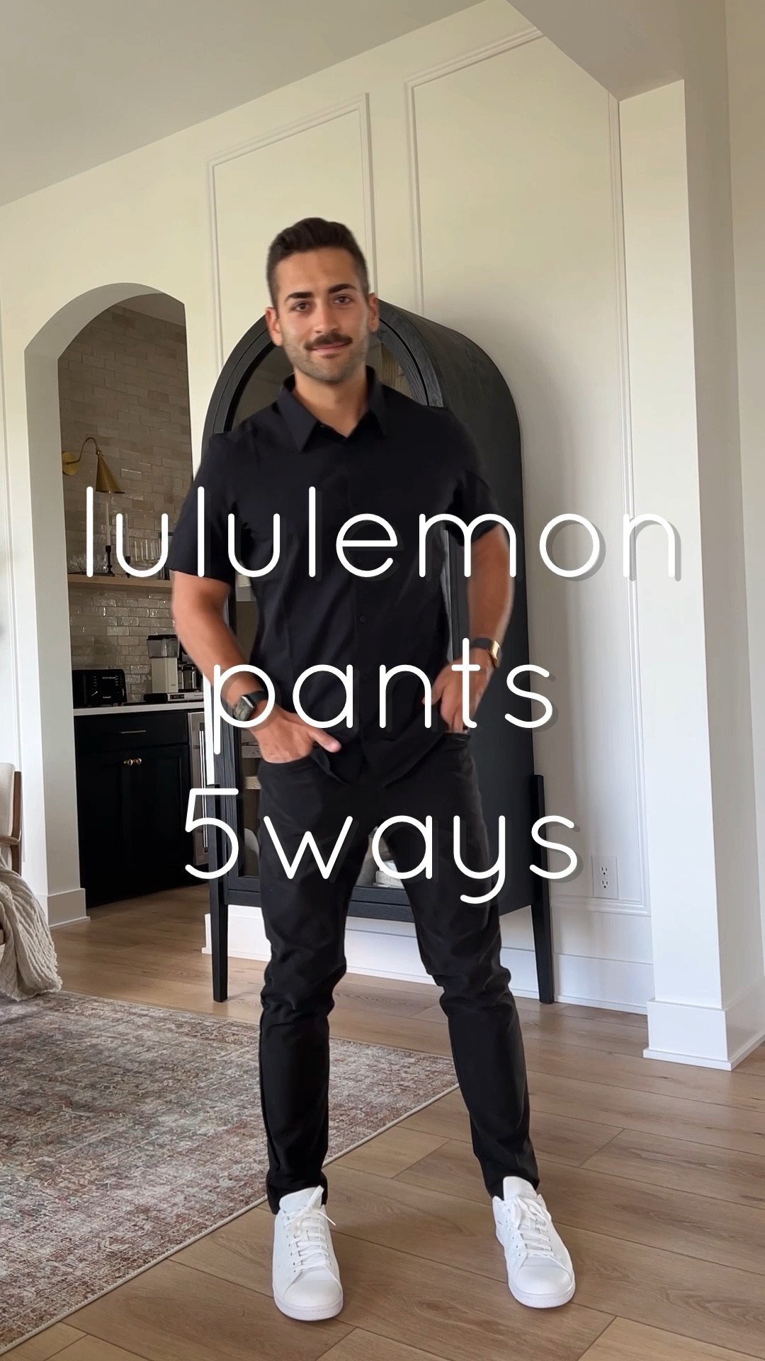 Size 30x32 in pants, medium in tops, everything true to size

Lululemon Pants, Mens outfit, business casual, date outfit, mens fashion