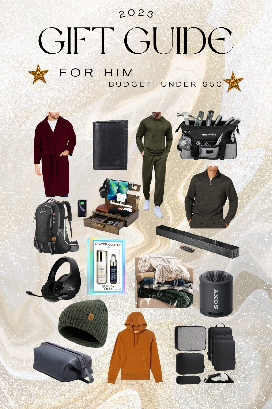 Gift Guide for Him! All top Amazon picks with a budget of under $50 🙌🏻

#LTKGiftGuide #LTKHoliday