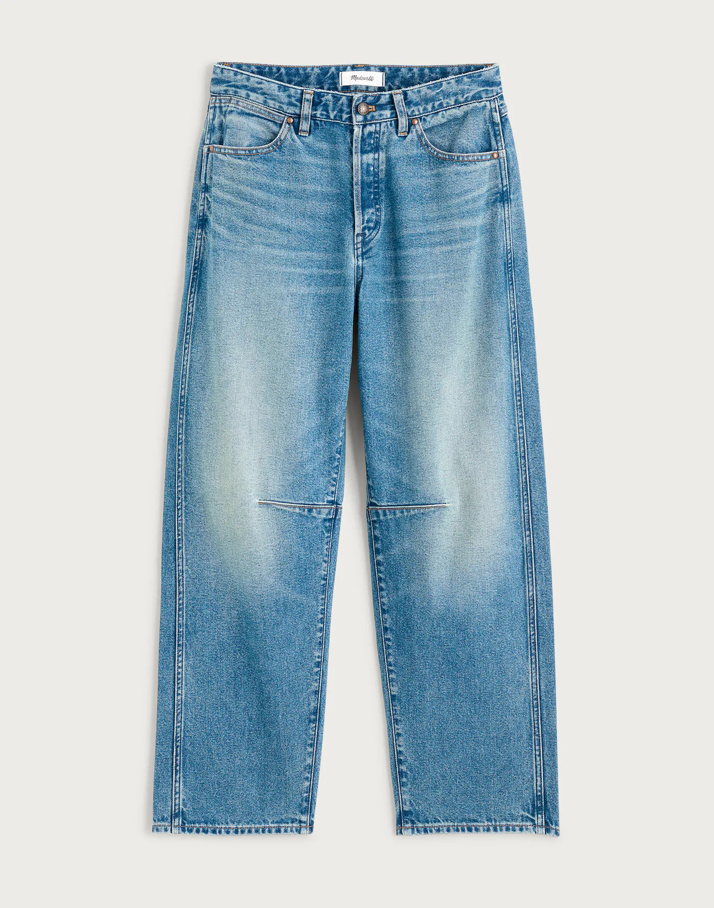 The Darted Barrel-Leg Jean$148 | Madewell