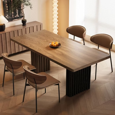 Luck Live Farmhouse 66.9" Rectangular Dining Table for 8-10 People | Target