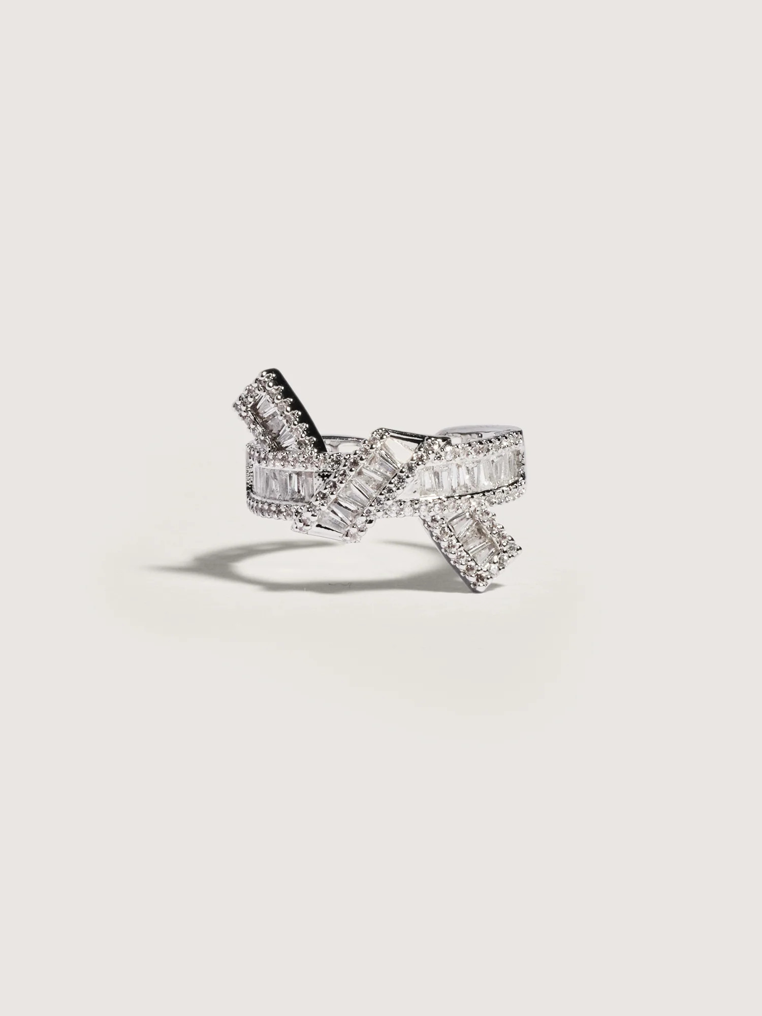Cluster Diamond Zircon Ring | Bloomchic