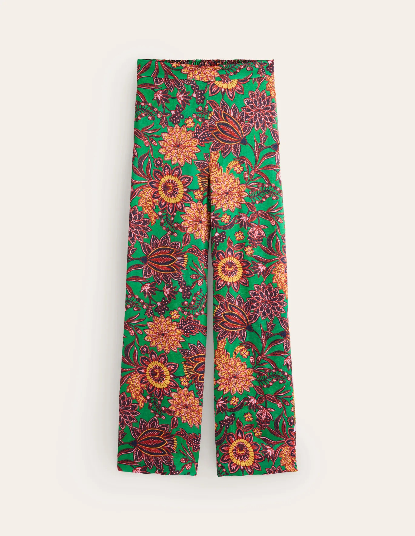 Wide Leg Pull-on Trousers | Boden (US)