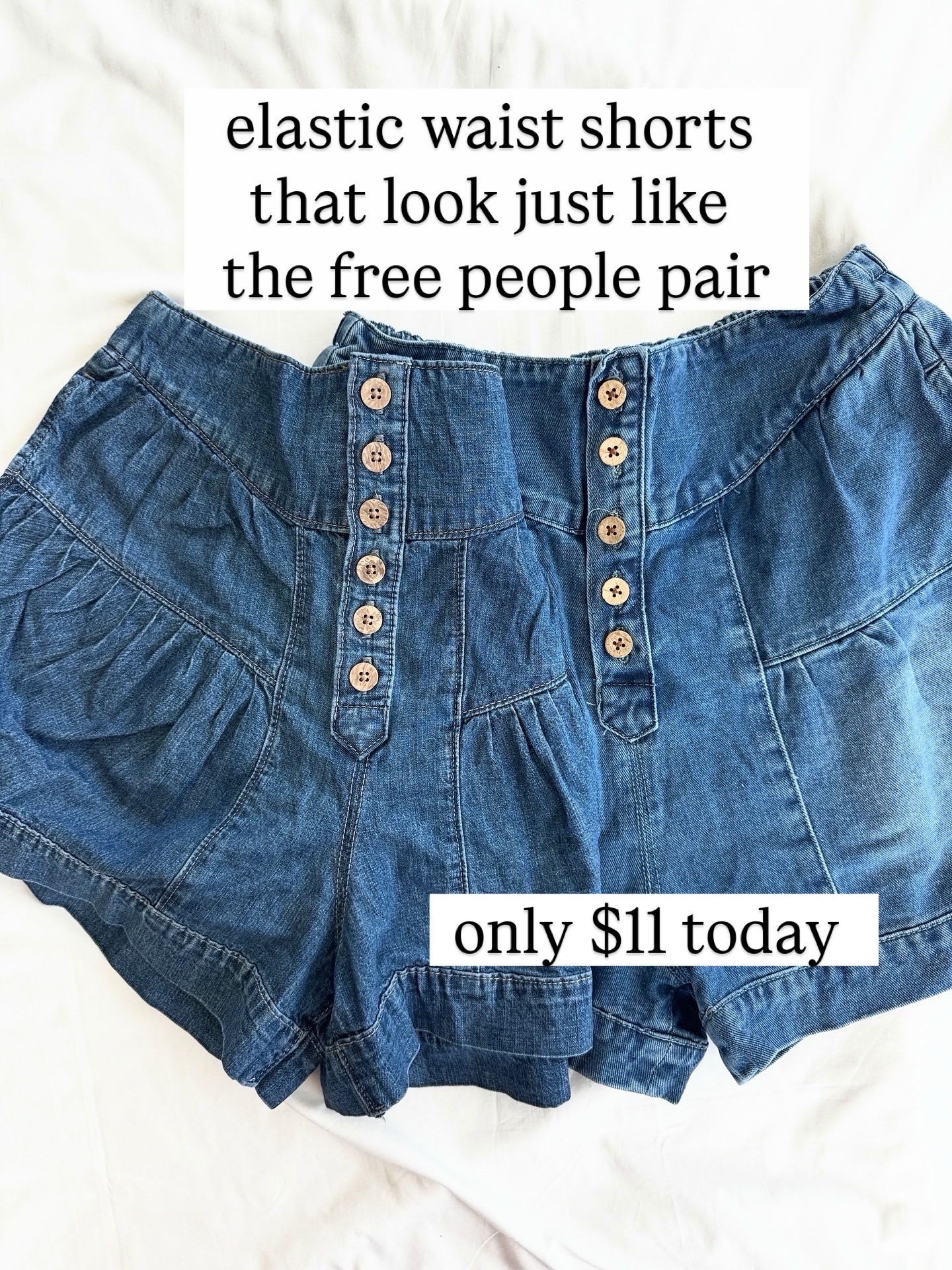 Elastic waist shorts that look just like the free people ones

#LTKU #LTKSaleAlert #LTKmomlife