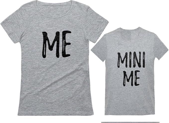 Mom and Daughter Matching T-Shirts Funny Me & Mini Me Matching Set Mother's Day | Amazon (US)
