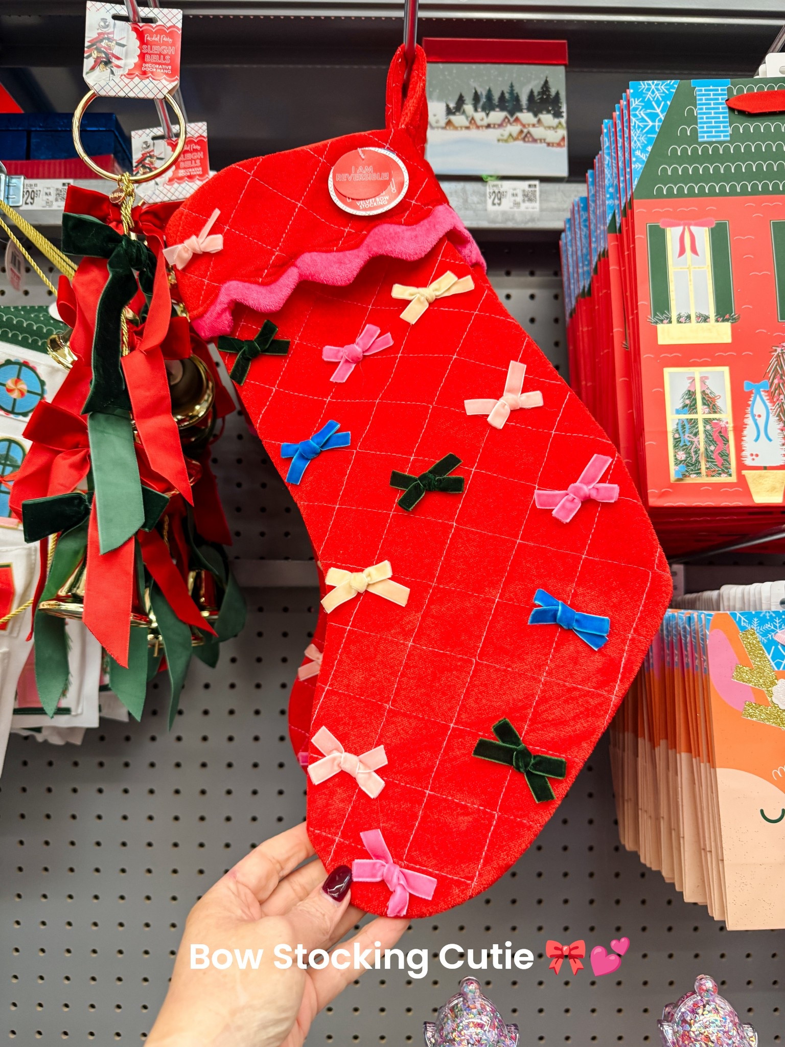The sweetest little stocking find 🎀❤️ This red velvet cutie is covered in mini bows and looks so precious hanging on a mantel, kids’ room, or even on a bedroom door. Such an affordable way to add a playful pop of color to your holiday decor!

#HolidayDecor #StockingStuffers #ChristmasAesthetic #stocking #BudgetFinds

#LTKHome #LTKSeasonal #LTKHoliday