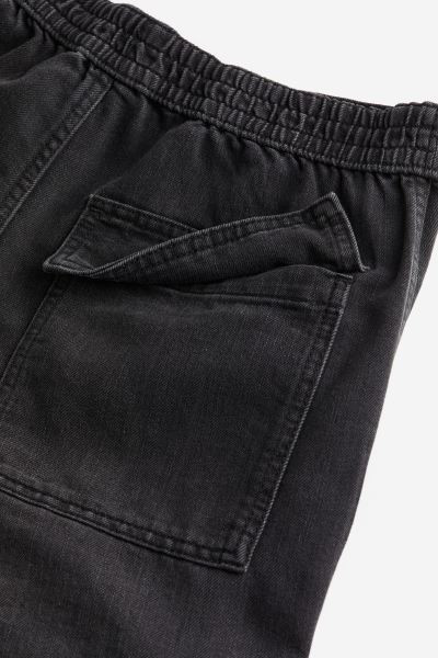 Denim Parachute Pants - Dark gray - Ladies | H&M US | H&M (US + CA)