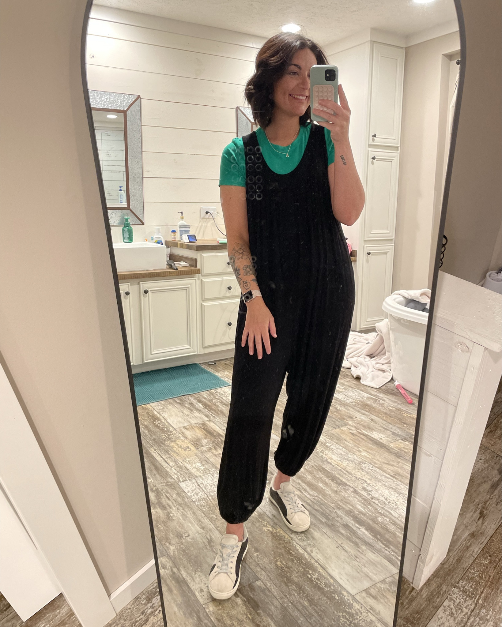 Who doesn’t love a hood jumpsuit?? So comfortable. Felt like I was teaching in pjs! 

#LTKfindsunder50 #LTKstyletip #LTKshoecrush