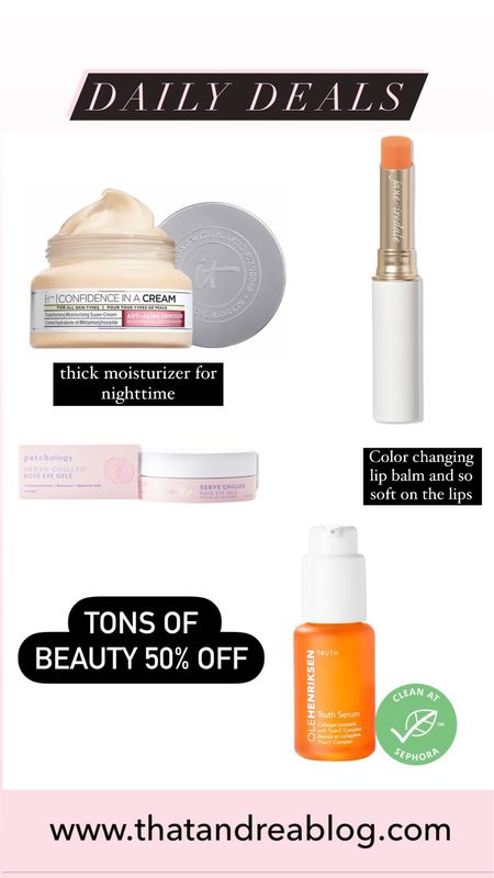 Daily deals 
Makeup deals
Beauty on sale 
Serum 
Victim c 
Skincare 

#LTKbeauty #LTKfindsunder100 #LTKsalealert