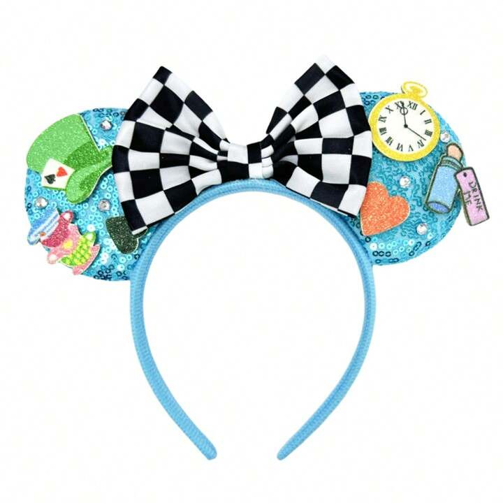 Cartoon Lilo & Stitch  Headbands For Girls Leaves Ears Hair Bands Angel  Hair Accessories Women S... | SHEIN