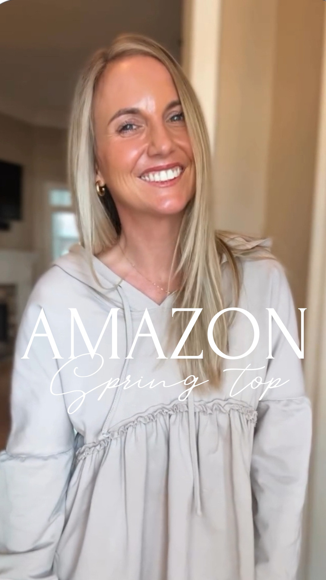 Spring must-have alert! ☀️✨ This top is giving everything—high quality, flowy fit (bump-friendly too!), and the cutest ruffle detail. Plus, can we talk about the hood and drop shoulder?! Obsessed. 🔥

I’m giving this one a solid 10/10—what do y’all think? Would you rock this for spring? 🌸👇

#LTKFindsUnder50 #LTKSeasonal #LTKStyleTip