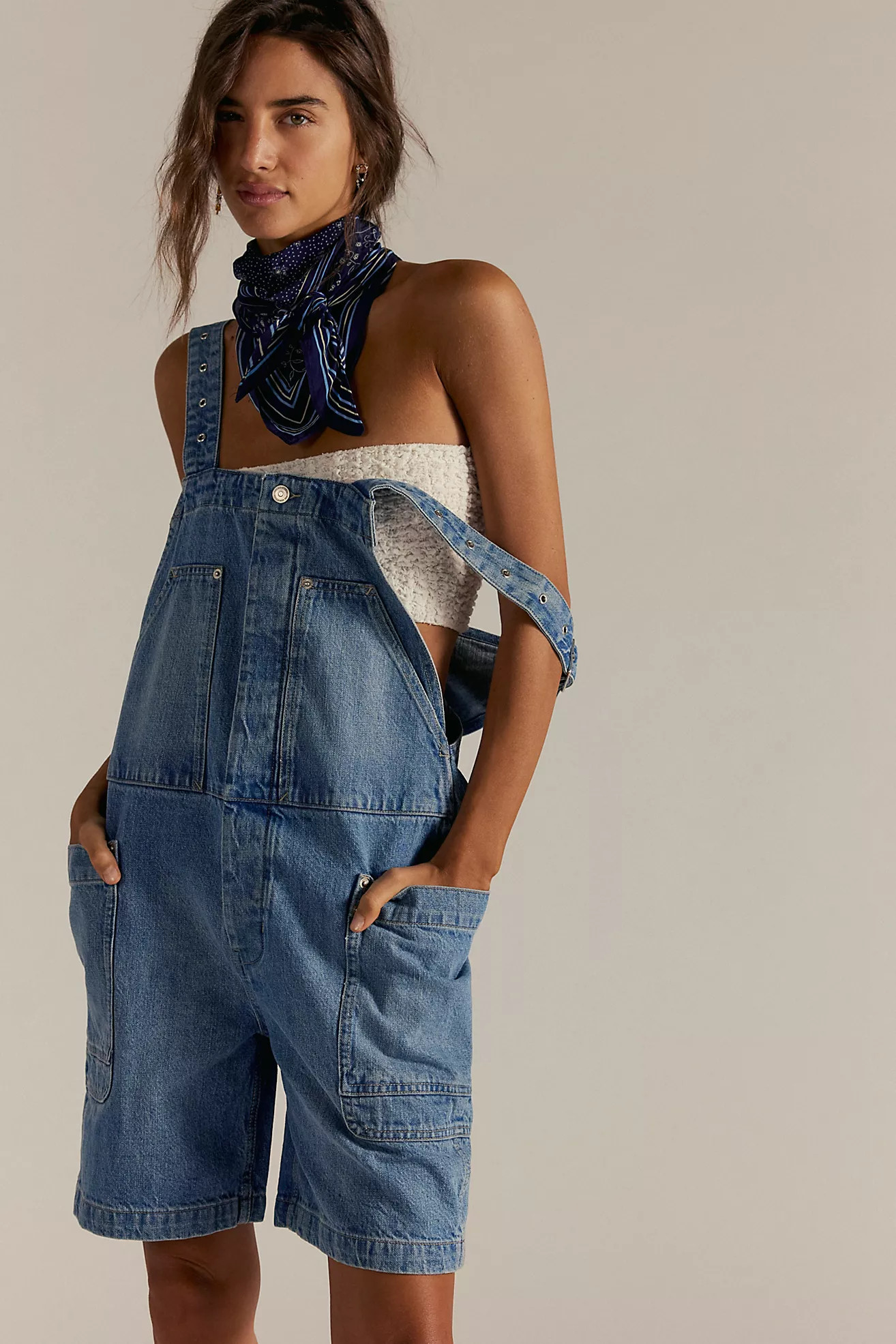 We The Free Set It Off Long Shortalls | Free People (Global - UK&FR Excluded)
