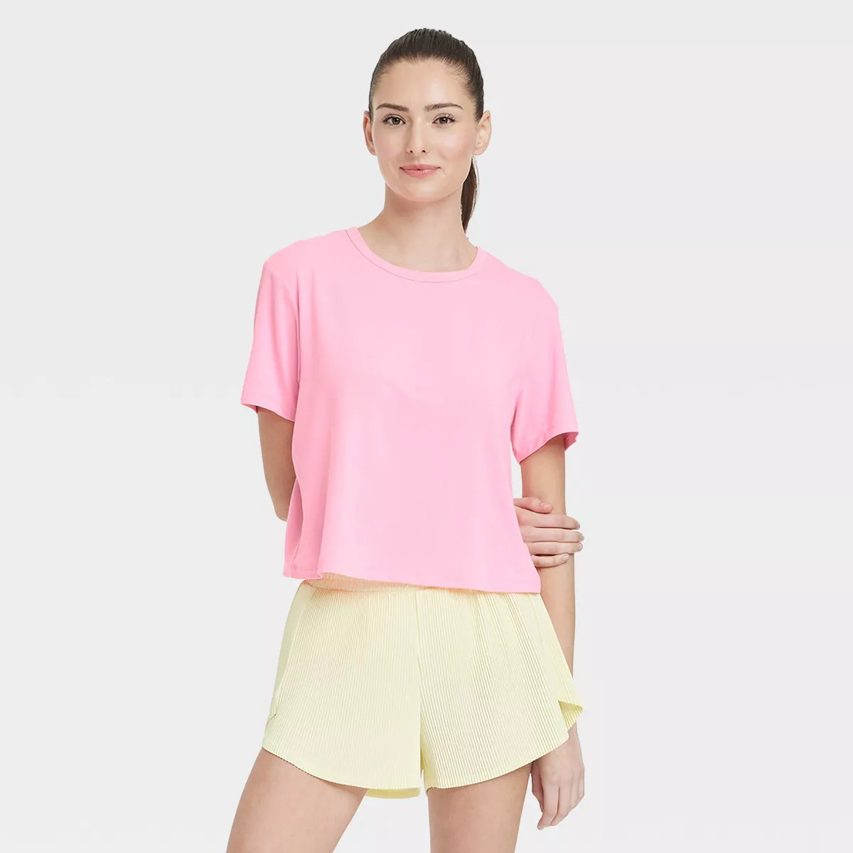 Women's Essential Crewneck Short Sleeve Top - All In Motion™ | Target