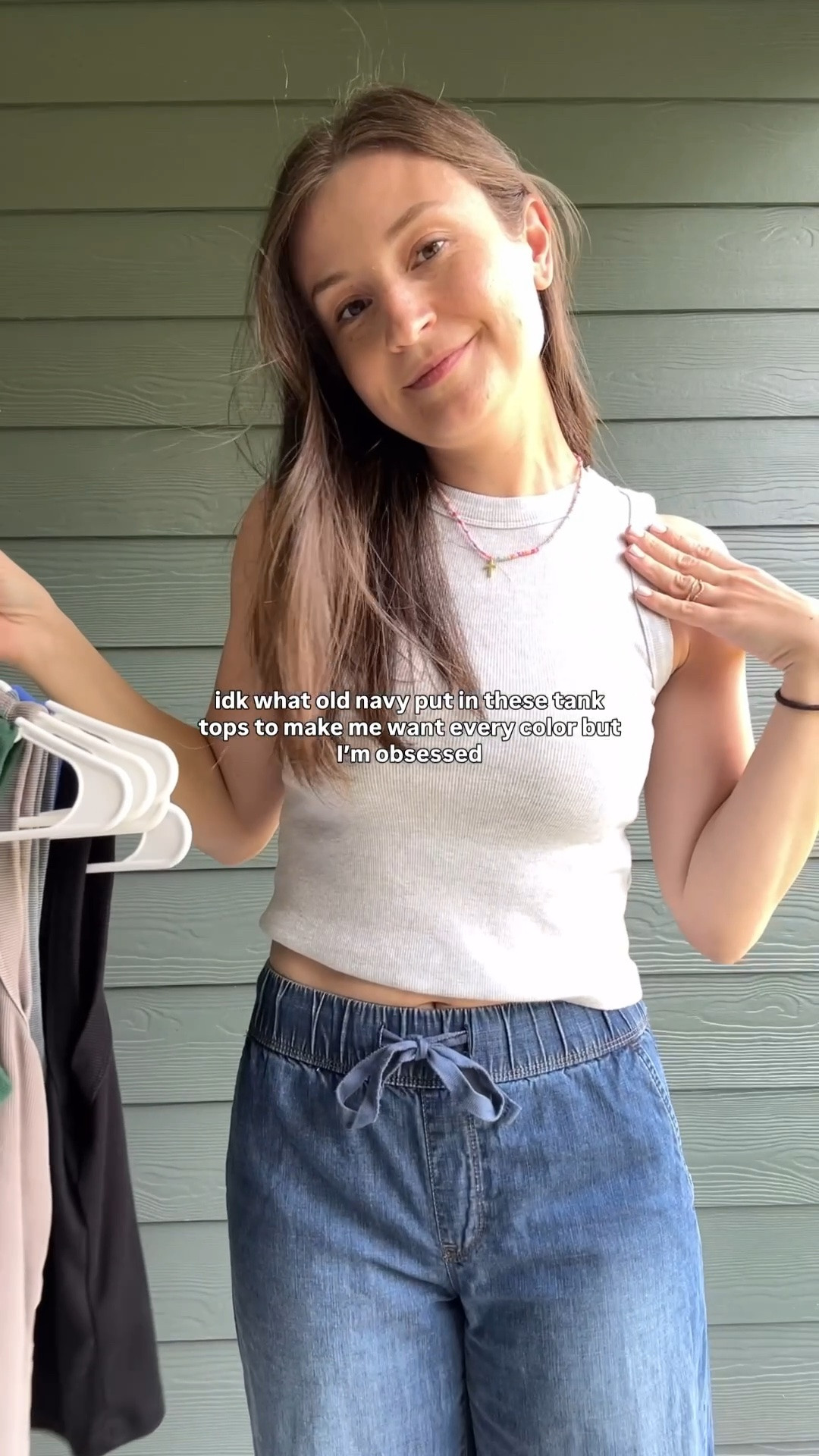 The old navy snug crop tops are incredible and mom approved!! I love the high neckline and they come in so many colors! The perfect length to pair with jeans or shorts. I’m 5’4” and wearing a size medium in most of them! Cute and comfy basic for the summer.

old navy try on, snug fit tank tops, cropped tank tops, summer outfit ideas, mom outfit ideas, old navy finds, on sale

#LTKootd #LTKSaleAlert #LTKmomlife