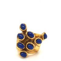 Ysl Yves Saint Laurent Blue Arty Dots Ring | Etsy (US)