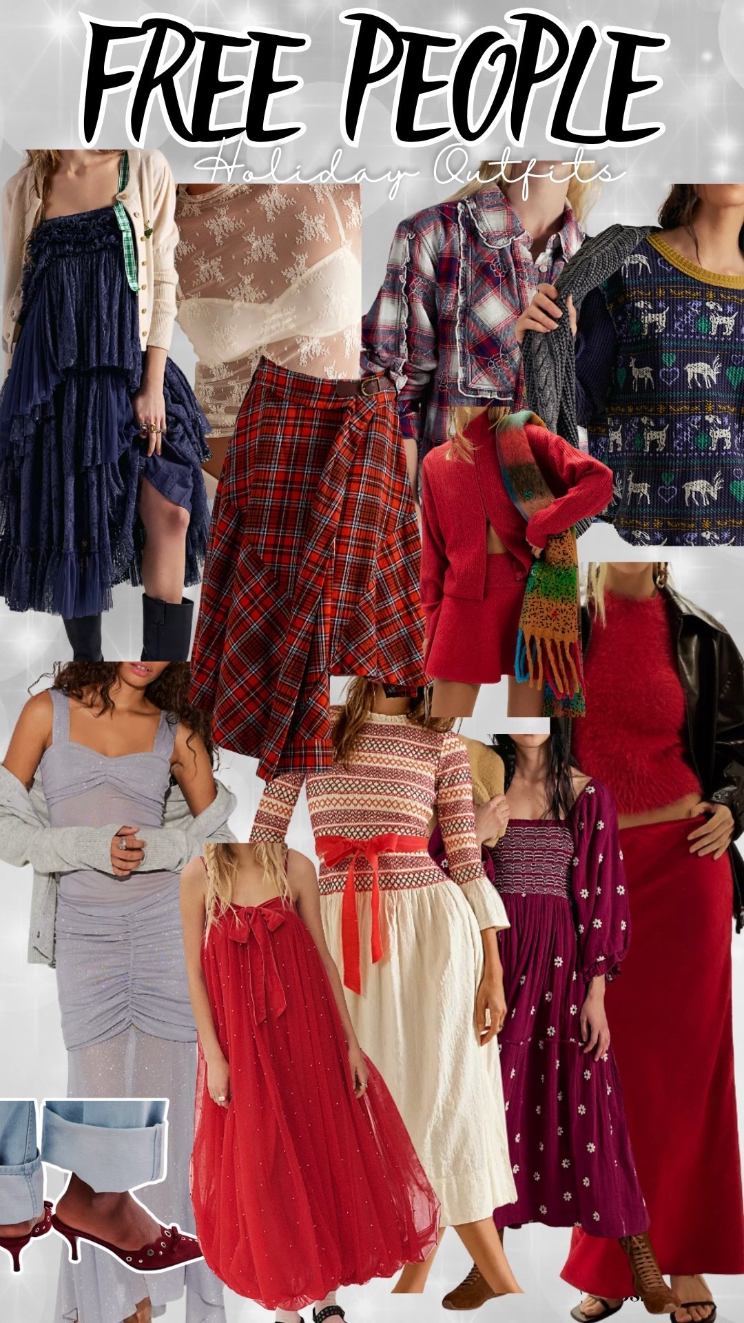 Free people holiday outfit ideas

#LTKHoliday #LTKGiftGuide #LTKStyleTip