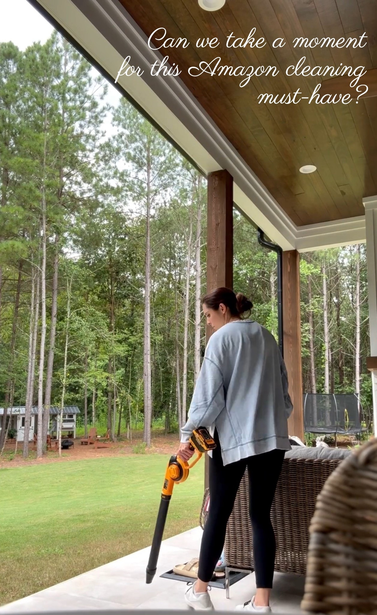 This little powerhouse makes outdoor cleaning a breeze (literally!). Perfect for keeping our Modern Classic patio picture-perfect — minus the effort. 🍁🍂

#porcheandco #modernclassic #amazonmusthaves #outdoorstyle #cozyhome #patioinspo #modernclassicinteriors #amazonfind #neutraldecor #cleanhome #designthatworks #modernhomevibes

Do you want to bring our dreamy Modern Classic style interior design into your own home? 🏡 You’re in luck! Reserve our Online Interior Design packages today -> https://porcheandco.com/edesign ✨ We can’t wait to work with you & design your home with #porcheandco


#LTKStyleTip #LTKSeasonal #LTKHome