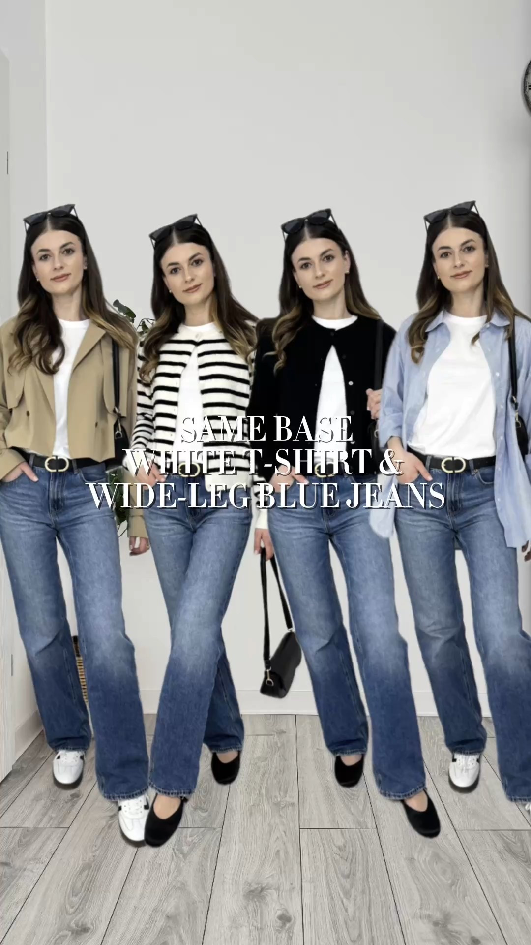 One white tee, one pair of wide-leg jeans—7 stylish ways to wear them! 👖✨ From casual to elevated, these looks prove basics are anything but boring. Which one is your fave? 💙 #IlaStylesDiary 


#LTKspring #LTKworkwear #LTKeurope